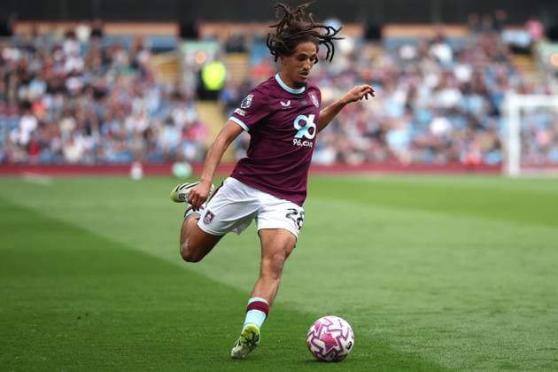 Burnley v Sunderland Premier League Hannibal Mejbri of Burnley in possession during the Premier League match at Turf Moor, Burnley UK Newspapers OUT Copyright: xRyanxJenkinsonx FIL-22135-0048
