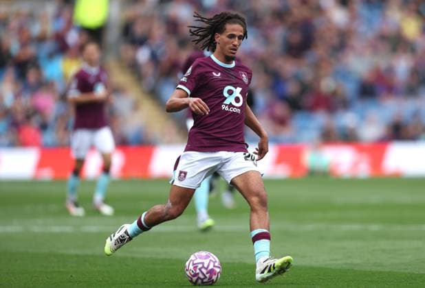Burnley v Sunderland Premier League Hannibal Mejbri of Burnley in possession during the Premier League match at Turf Moor, Burnley UK Newspapers OUT Copyright: xRyanxJenkinsonx FIL-22135-0064