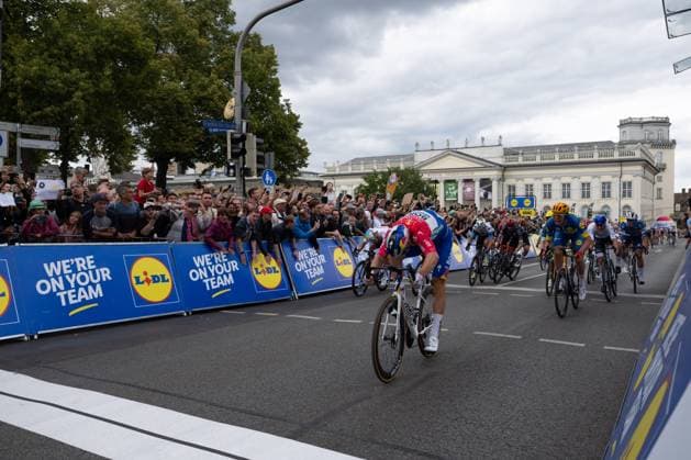 Radsport, Lidl Deutschland Tour, Etappe 3, 23.08.2025 Danny van Poppel (NED, Red Bull - bora - hansgrohe) Copyright: xCarlaxNagelx