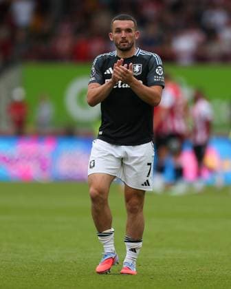 London, England, August 23 2025: John McGinn (7 Aston Villa) applauds away supporters after defeat in the Premier League game between Brentford and Aston Villa at Gtech Community Stadium in London, England. (Photo by Jay Patel Sports Press Photo SPP) Copyright: xx Sportspressphoto_SPR14210