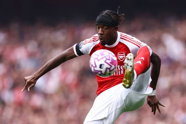 Arsenal v Leeds United 23 August 2025, London - Premier League Football - Arsenal v Leeds United - Noni Madueke of Arsenal - Photo: Jacques Feeney Offside. London UK Copyright: xJacquesxFeeneyx xOffsidexOffside