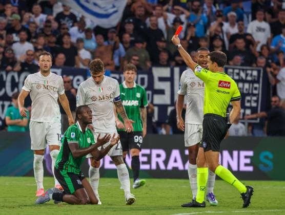 Sport Bilder des Tages Serie A football match - 2024 25 Roma vs. Lazio During the August 23, 2025, football match for the 2025 26 Italian Serie A championship in Reggio Emilia at the Stadio Mepei, CittÃ del Tricolore, between US Sassuolo and SSC Napoli. Pictured: Ismael Kone of US Sassuolo Reggio Emilia Stadio Mapei cittÃ del Tricolore Emilia Romagna ITALIA Copyright: xFABIOxSASSOxFabioxSassox sassuolo napoli2025_08_23Fabio Sasso0025
