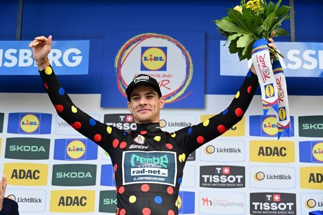 23.08.2025 xkhx Lidl Deutschland Tour 2025 - 3. Etappe von Arnsberg nach Kassel Miguel Heidemann REMBE RAD NET King of Mountain