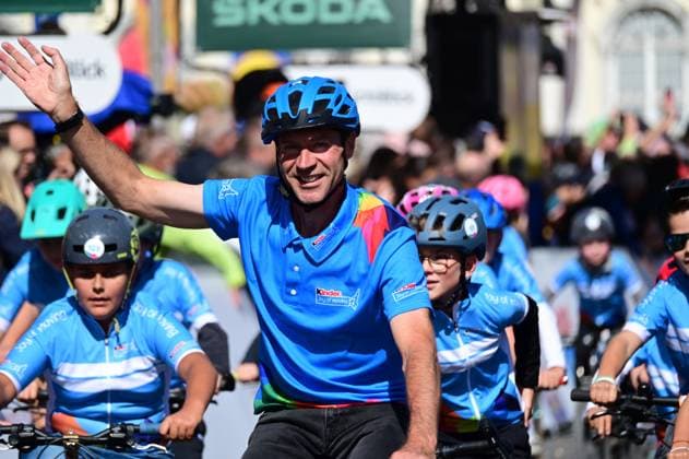 23.08.2025 xkhx Lidl Deutschland Tour 2025 - 3. Etappe von Arnsberg nach Kassel Bike Parade der kinder Joy of Moving mini tour mit Rad-Legende Jens Voigt