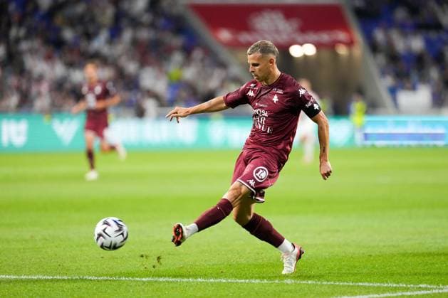 Olympique Lyonnais v FC Metz - Ligue 1 McDonald s 2025 2026 10 Gauthier HEIN (fcm) during Ligue 1 McDonald s match between Lyon and Metz at Groupama Stadium on August 23, 2025 in Lyon, France. Lyon France  Copyright: xFEPx 776370858