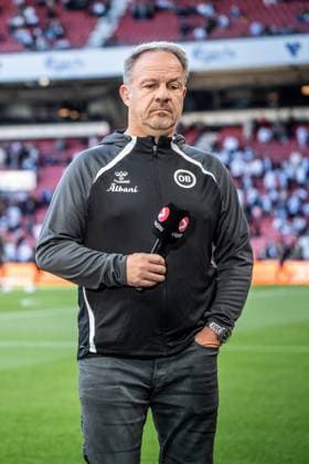 FC Copenhagen v Odense BK, 3F Superliga football, Copenhagen, Denmark Copenhagen, Denmark. 23rd, August 2025. Head coach Alexander Zorniger of Odense BK seen before the 3F Superliga match between FC Copenhagen and Odense Boldklub at Parken in Copenhagen. Denmark, Copenhagen  Copyright: xGonzalesxPhoto NicolaixBethelsenx