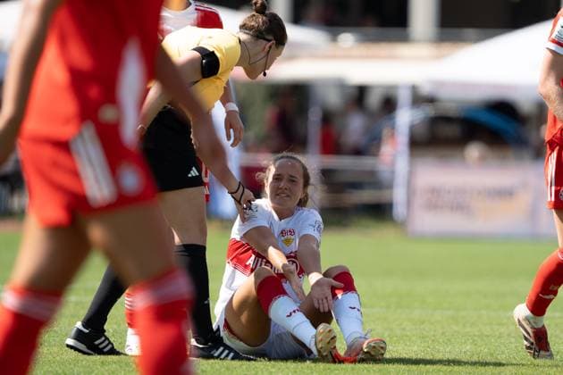 GER, VfB Stuttgart Frauen vs. FC Bayern Muenchen Frauen II, Fussball, 2. Frauen-Bundesliga, 1. Spieltag, Spielzeit 2025 2026, 24.08.2025, GER, VfB Stuttgart Frauen vs. FC Bayern Muenchen Frauen II, Fussball, 2. Frauen-Bundesliga, 1. Spieltag, Spielzeit 2025 2026, 24.08.2025, Stuttgart Copyright: xEibner-Pressefoto EdwardxCheungx EP_ECG