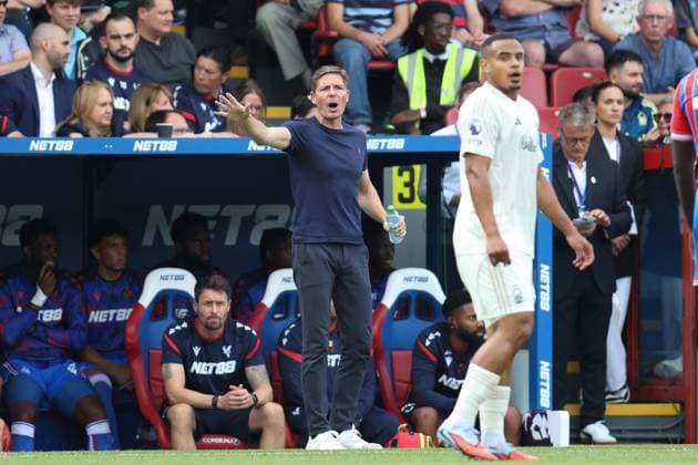 Crystal Palace manager Oliver Glasner during the Premier League match between Crystal Palace and Nottingham Forest at Selhurst Park in London, England (Photo by Alexander Canillas Sports Press Photo SPP) Copyright: xAlexanderxCanillas SPPx Sportspressphoto_SPR14928