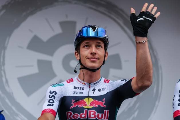 Radsport UCI ProSeries Men Elite LIDL Deutschland Tour 2025 Etappe 4 Halle - Magdeburg am 24.08.2025 Florian Lipowitz ( RED BULL - BORA - HANSGROHE )