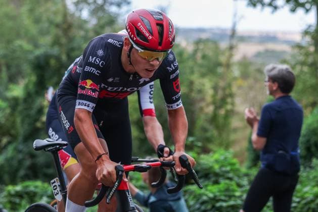 Radsport UCI ProSeries Men Elite LIDL Deutschland Tour 2025 Etappe 4 Halle - Magdeburg am 24.08.2025 Marius Mayrhofer ( TUDOR PRO CYCLING TEAM )