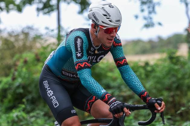 Radsport UCI ProSeries Men Elite LIDL Deutschland Tour 2025 Etappe 4 Halle - Magdeburg am 24.08.2025 LÃ o Bouvier ( BIKE AID )
