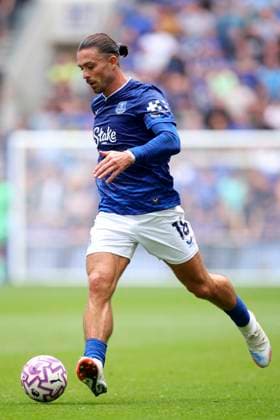 Everton v Brighton & Hove Albion - Premier League Jack Grealish of Everton on the ball during the Premier League match between Everton and Brighton & Hove Albion at Hill Dickinson Stadium on August 24, 2025 in Liverpool, England. Liverpool Hill Dickinson Stadium England United Kingdom Copyright: xEdxSykes Sportsphoto APLx 14133556