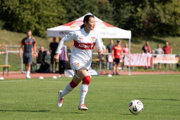 Haruka Osawa (VFB Stuttgart Frauen, 79) im Angriff, GER, VfB Stuttgart Frauen vs. FC Bayern Muenchen Frauen II, Fussball, 2. Frauen-Bundesliga, 1. Spieltag, Spielzeit 2025 2026, 24.08.2025, GER, VfB Stuttgart Frauen vs. FC Bayern Muenchen Frauen II, Fussball, 2. Frauen-Bundesliga, 1. Spieltag, Spielzeit 2025 2026, 24.08.2025, Stuttgart Copyright: xEibner-Pressefoto EdwardxCheungx EP_ECG