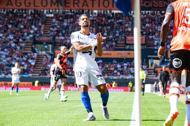 FOOTBALL : FC Lorient vs Stade Rennais - Ligue 1 - JournÃ e 2 - 24 08 2025 Ludovic Blas (Stade Rennais) LorientFrance  Copyright: xBaptistexAutissierx