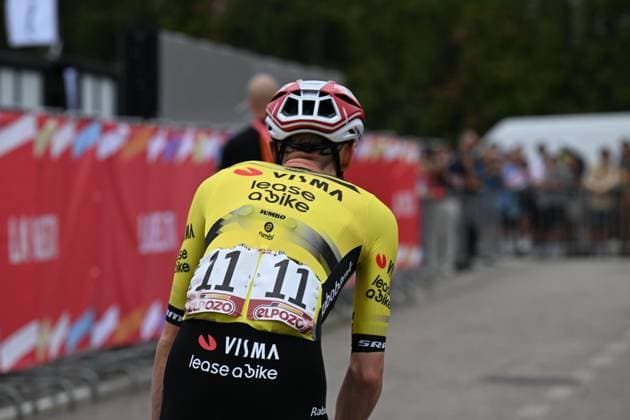 24-08-2025 Vuelta A Espana; Tappa 02 Alba - Limone Piemonte; 2025, Visma - Lease A Bike; Vingegaard, Jonas; Alba; 