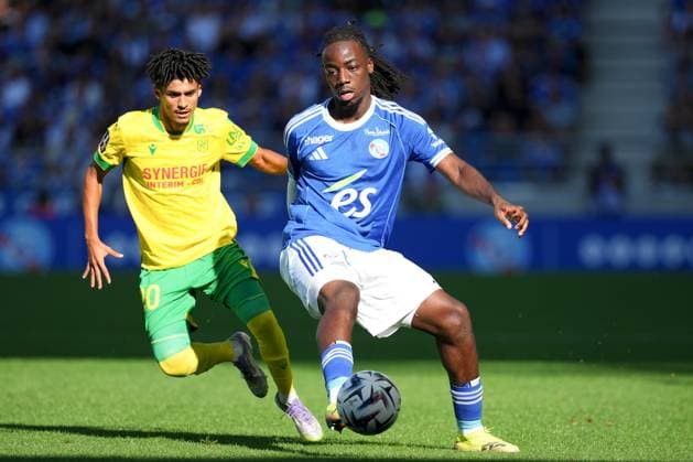 RC Strasbourg v FC Nantes - Ligue 1 McDonald s 2025 2026 06 Ismael DOUKOURE (rcsa) - 90 Yassine BENHATTAB (fcn) during Ligue 1 McDonald s match between Strasbourg and Nantes at Stade de la Meinau on August 24, 2025 in Strasbourg, France. Strasbourg France  Copyright: xFEPx 776371200