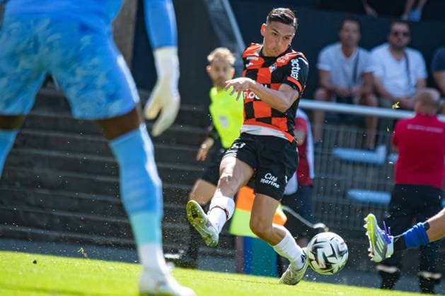 FOOTBALL : FC Lorient vs Stade Rennais - Ligue 1 - JournÃ e 2 - 24 08 2025 Panos Katseris (FC Lorient) LorientFrance  Copyright: xBaptistexAutissierx