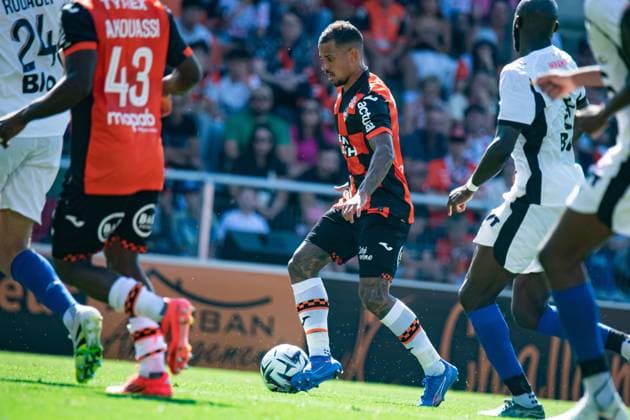 FOOTBALL : FC Lorient vs Stade Rennais - Ligue 1 - JournÃ e 2 - 24 08 2025 Igor Silva (FC Lorient) LorientFrance  Copyright: xBaptistexAutissierx