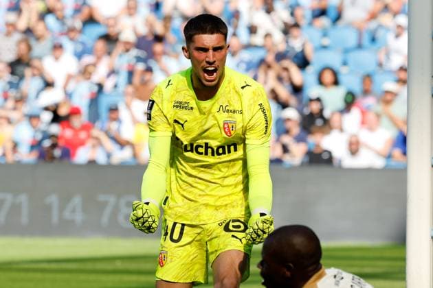 Le Havre Athletic Club v RC Lens - Ligue 1 McDonald s 2025 2026 40 Robin RISSER (rcl) during Ligue 1 McDonald s match between Le Havre and Lens at Stade Oceane on August 24, 2025 in Le Havre, France. Le Havre France  Copyright: xFEPx 776371203