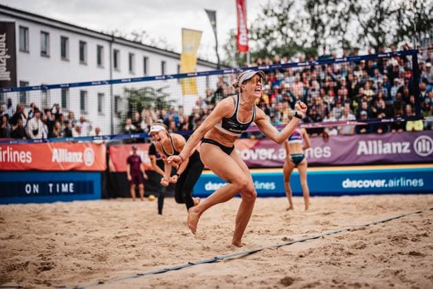 Beachvolleyball Frauen Allianz German Beach Tour 2025 Tourstop Berlin 24.08.2025 Berlin Funkhaus Beach Berlin Deutschland