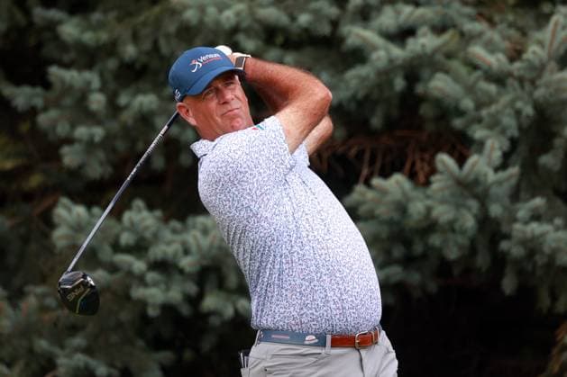 The Ally Challenge GRAND BLANC,MICHIGAN-AUGUST 24: Stewart Cink of Atlanta, Georgia hits from the 2nd tee during the final round of The Ally Challenge presented by McLaren at Warwick Hills Golf & Country Club, Grand Blanc, MI, USA Sunday, August 24, 2025. Grand Blanc Michigan United States  Copyright: xAmyxLemusx originalFilename:lemus-theallyc250824_npOqI.jpg