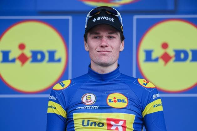 Radsport UCI ProSeries Men Elite LIDL Deutschland Tour 2025 Etappe 4 Halle - Magdeburg am 24.08.2025 Soren Waerenskjold ( UNO-X MOBILITY )