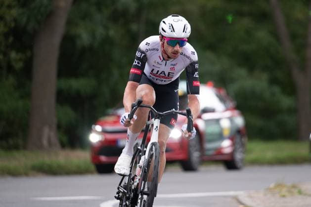 Radsport, Lidl Deutschland Tour, Etappe 4, 24.08.2025 Brandon McNulty (USA, UAE Team Emirates XRG) Aschersleben Deutschland Copyright: xCarlaxNagelx