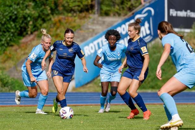 24.08.2025, Fußball, 2. Frauen-Bundesliga, 2025 2026, 1. Spieltag, FC Viktoria Berlin 1889 Berlin - SG 99 Andernach Rinesa Alija (20 Andernach) wurde in der 83 Minute eingewechselt und gab damit ihr Debüt in der 2. Frauen-Bundesliga.