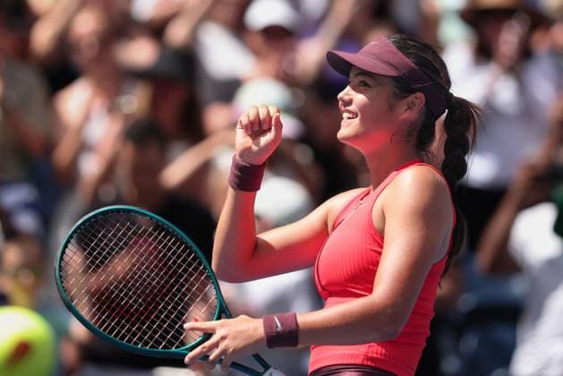 Emma Raducanu (GBR) macht die Faust und jubelt, Jubel, Freude, Emotion, US Open Championships 2023, USTA Billie Jean King National Tennis Center, Flushing Meadows, New York, USA . Copyright: xJuergenxHasenkopfx