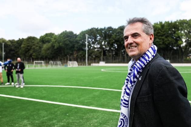 Fussball, 3.Liga Saison 2025 2026 Kunstraseneröffnung bei den MSV Duisburg Frauen 23.08.2025, Trainingsgelände MSV Frauen Christian Stiefelhagen (Vorstand MSV Duisburg) Duisburg Trainingsgelände MSV Frauen Nordrhein-Westfalen Deutschland