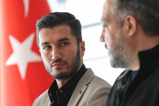 Sinan Boztepe and Nuri Sahin held a press conference, PK, Pressekonferenz in Antalya ANTALYA, TURKIYE - DECEMBER 30: Antalyaspor president Sinan Boztepe (R) and Nuri Sahin (L) accepted the offer of Germany s Borussia Dortmund as assistant coach, held a press conference at the Atilla Vehbi Konuk facilities in Antalya, Turkiye on December 30, 2023. Antalya Turkey. Editorial use only. Please get in touch for any other usage.  Copyright: x2025xAnadoluxOrhanxÃ‡icekx