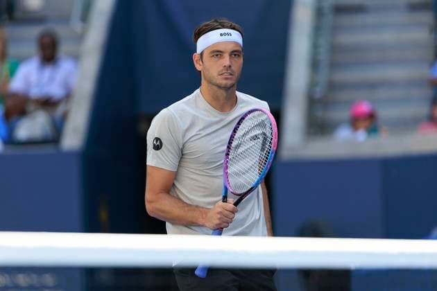 August 24, 2025, Flushing Meadows, New York, USA: Taylor Fritz (in photo) during a match against Emilio Nava on Day 1 of the 2025 US Open at USTA Billie Jean King National Tennis Center on Sunday August 24, 2025 in the Flushing neighborhood of the Queens borough of New York City. JAVIER ROJAS PI Flushing Meadows USA - ZUMAp124 20250824_zaa_p124_046 Copyright: xJavierxRojasx
