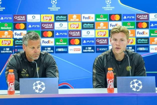 Champions League qualifier Sturm Graz Bodo Glimt Klagenfurt, Austria 20250825 Bodo Glimt coach Kjetil Knutsen meets the press the day before the Champions League qualifying match against Sturm Graz Photo Terje Pedersen NTB Klagenfurt Austria EDITORIAL USE ONLY RESTRICTED USE FOR BETTING COMPANIES  Copyright: xTerjexPedersenx xNTBx
