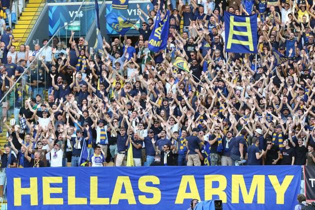 fans during the Serie A soccer match between Udinese and Hellas Verona at the Bluenergy Stadium in Udine, north east Italy - Monday, August 25,2026 - soccer  Copyright: xAndreaxBressanutti LaPressex