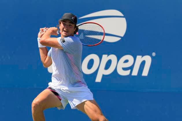 August 25, 2025, Flushing Meadows, New York, USA: Joao Fonseca during a match against Miomir Kecmanovic on Day 2 of the 2025 US Open at USTA Billie Jean King National Tennis Center on Monday August 25, 2025 in the Flushing neighborhood of the Queens borough of New York City. JAVIER ROJAS PI Flushing Meadows USA - ZUMAp124 20250825_zaa_p124_037 Copyright: xJavierxRojasx