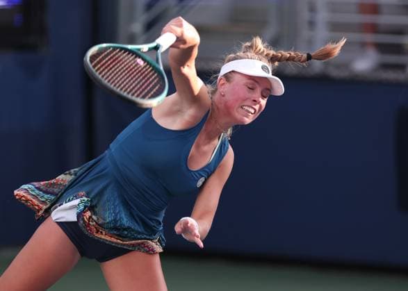 Magdalena Frech (POL), USTA Billie Jean King National Tennis Center, Flushing Meadows, New York, USA . Copyright: xJuergenxHasenkopfx