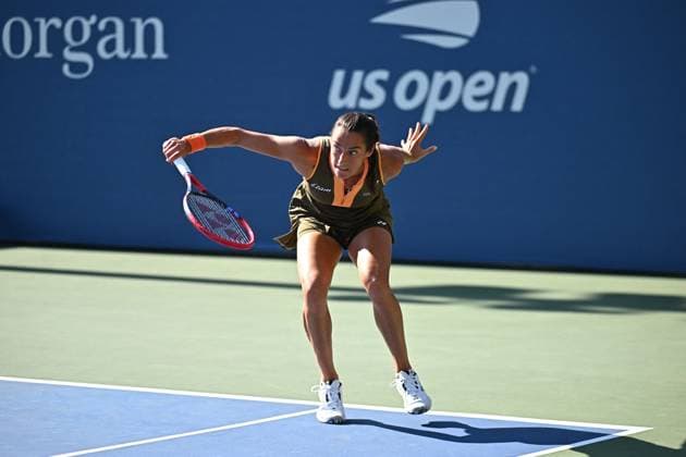 US Open - Caroline Garcia Caroline Garcia (FRA) during during her last match of her career at the 2025 US Open at Billie Jean National Tennis Center in New York City, NY, USA, on August 25, 2025. Photo by Corinne Dubreuil ABACAPRESS.COM New York City United States  Copyright: xDubreuilxCorinne ABACAx