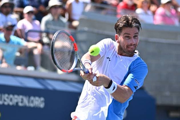 US Open - First Round Cameron Norrie (GBR) during his first round match at the 2025 US Open at Billie Jean National Tennis Center in New York City, NY, USA, on August 25, 2025. Photo by Corinne Dubreuil ABACAPRESS.COM New York City United States  Copyright: xDubreuilxCorinne ABACAx