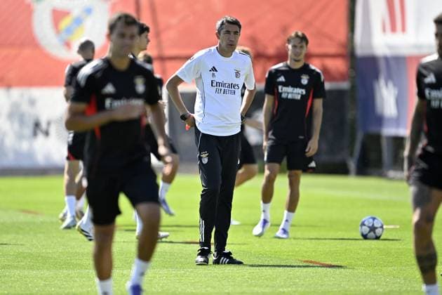 Ahead of Benficav Fenerbahce - UEFA Champions League LISBON, PORTUGAL - AUGUST 26: Benfica’s Kerem Akturkoglu takes part in a training session at the club’s facilities ahead of the UEFA Champions League play-off second leg match against Fenerbahce in Lisbon, Portugal, on August 26, 2025. Burak Akbulut Anadolu Lisbon Portugal. Editorial use only. Please get in touch for any other usage.  Copyright: x2025xAnadoluxBurakxAkbulutx