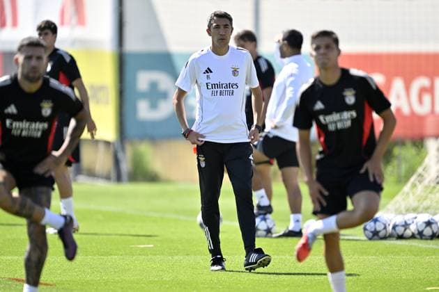 Ahead of Benficav Fenerbahce - UEFA Champions League LISBON, PORTUGAL - AUGUST 26: Benfica’s Kerem Akturkoglu takes part in a training session at the club’s facilities ahead of the UEFA Champions League play-off second leg match against Fenerbahce in Lisbon, Portugal, on August 26, 2025. Burak Akbulut Anadolu Lisbon Portugal. Editorial use only. Please get in touch for any other usage.  Copyright: x2025xAnadoluxBurakxAkbulutx