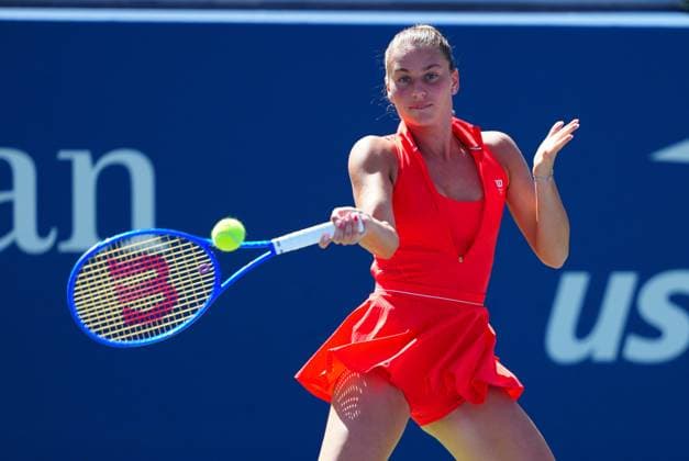 Marta Kostyuk in first round action 2025 US Open, Day Three, USTA Billie Jean King National Tennis Center, New York, USA - 26 Aug 2025New York USTA Billie Jean King National T New York (NY) United States of America  Copyright: xJavierxGarcia Shutterstockx 15451865g