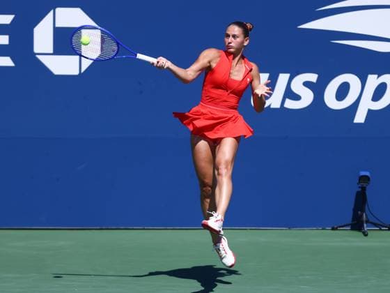 2025 US Open Tennis Championships, Day Three, Billy Jean-King Tennis Centre, Flushing Meadows, New York, USA, 26 08 2025 Marta Kostyuk (UKR) in action during her first round match against Katie Boulter (GBR) in the 2025 US Open at Flushing Meadows New York Billy Jean King Tennis Centre, Flushing Meadows New York USA Copyright: xMarkxGreenwoodx