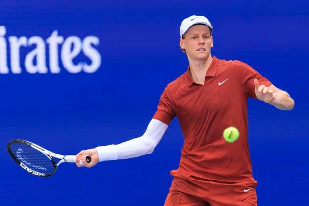 August 26, 2025, Flushing Meadows, New York, USA: Jannik Sinner hits a forehand during a match against Vit Kopriva on Day 3 of the 2025 US Open at USTA Billie Jean King National Tennis Center on Tuesday August 26, 2025 in the Flushing neighborhood of the Queens borough of New York City. JAVIER ROJAS PI Flushing Meadows USA - ZUMAp124 20250826_zaa_p124_044 Copyright: xJavierxRojasx