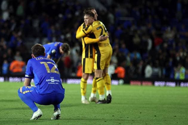 Birmingham City v Port Vale EFL Cup 26 08 2025. Birmingham City Marc Leonard AT THE END OF THE GAME during the EFL Cup match between Birmingham City and Port Vale at the St Andrew s @ Knighthead Park, Birmingham, England on 26 August 2025. Birmingham St Andrew s @ Knighthead Park West Midlands England Editorial use only DataCo restrictions apply See www.football-dataco.com , Copyright: xAndyxShawx PSI-22698-0025