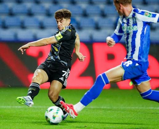 Sheffield Wednesday v Leeds United Carabao Cup Daniel James of Leeds United during the Carabao Cup Second Round match at Hillsborough, Sheffield UK Newspapers OUT Copyright: xMaxxTomlinsonx FIL-22148-0046