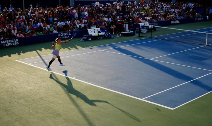 Laura Siegemund in first round action 2025 US Open, Day Three, USTA Billie Jean King National Tennis Center, New York, USA - 26 Aug 2025New York USTA Billie Jean King National T New York (NY) United States of America  Copyright: xJavierxGarcia Shutterstockx 15451865dx