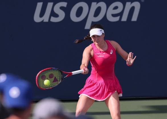 Eva Lys (GER), USTA Billie Jean King National Tennis Center, Flushing Meadows, New York, USA . Copyright: xJuergenxHasenkopfx
