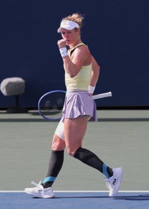 Laura Siegemund (GER) macht die Faust und jubelt,Jubel, Freude,Emotion, USTA Billie Jean King National Tennis Center, Flushing Meadows, New York, USA . Copyright: xJuergenxHasenkopfx