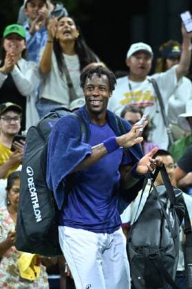 US Open - Gael Monfils Gael Monfils (FRA) during his first round match at the 2025 US Open at Billie Jean National Tennis Center in New York City, NY, USA, on August 26, 2025. Photo by Corinne Dubreuil ABACAPRESS.COM New York city United States  Copyright: xDubreuilxCorinne ABACAx