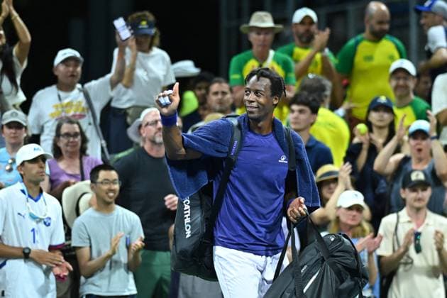 US Open - Gael Monfils Gael Monfils (FRA) during his first round match at the 2025 US Open at Billie Jean National Tennis Center in New York City, NY, USA, on August 26, 2025. Photo by Corinne Dubreuil ABACAPRESS.COM New York city United States  Copyright: xDubreuilxCorinne ABACAx